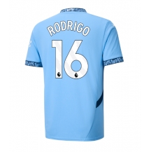 Maillot de football Réplique Manchester City Rodri Hernandez #16 Domicile 2024-25 Manche Courte