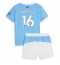 Maillot de football Réplique Manchester City Rodri Hernandez #16 Domicile Enfant 2025-26 Manche Courte (+ Pantalon court)
