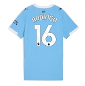 Maillot de football Réplique Manchester City Rodri Hernandez #16 Domicile Femme 2025-26 Manche Courte