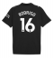 Maillot de football Réplique Manchester City Rodri Hernandez #16 Extérieur 2025-26 Manche Courte