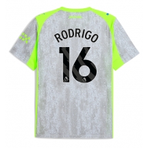 Maillot de football Réplique Manchester City Rodri Hernandez #16 Troisième 2025-26 Manche Courte
