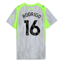 Maillot de football Réplique Manchester City Rodri Hernandez #16 Troisième Femme 2025-26 Manche Courte