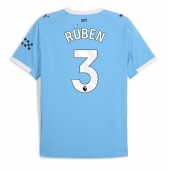 Maillot de football Réplique Manchester City Ruben Dias #3 Domicile 2025-26 Manche Courte