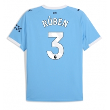 Maillot de football Réplique Manchester City Ruben Dias #3 Domicile 2025-26 Manche Courte