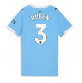 Maillot de football Réplique Manchester City Ruben Dias #3 Domicile Femme 2025-26 Manche Courte