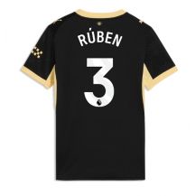 Maillot de football Réplique Manchester City Ruben Dias #3 Extérieur Femme 2026-27 Manche Courte