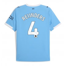 Maillot de football Réplique Manchester City Tijjani Reijnders #4 Domicile 2025-26 Manche Courte