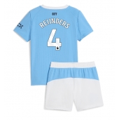 Maillot de football Réplique Manchester City Tijjani Reijnders #4 Domicile Enfant 2025-26 Manche Courte (+ Pantalon court)