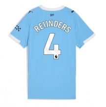 Maillot de football Réplique Manchester City Tijjani Reijnders #4 Domicile Femme 2025-26 Manche Courte