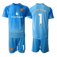 Maillot de football Réplique Manchester United Altay Bayindir #1 Gardien de but Domicile Enfant 2025-26 Manche Courte (+ Pantalon court)