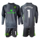 Maillot de football Réplique Manchester United Altay Bayindir #1 Gardien de but Extérieur Enfant 2025-26 Manche Longue (+ Pantalon court)