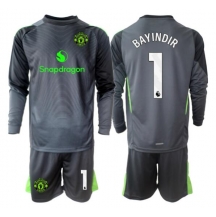 Maillot de football Réplique Manchester United Altay Bayindir #1 Gardien de but Extérieur Enfant 2025-26 Manche Longue (+ Pantalon court)