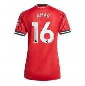 Maillot de football Réplique Manchester United Amad Diallo #16 Domicile Femme 2025-26 Manche Courte