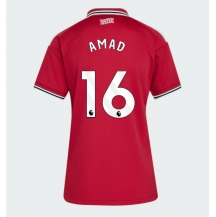 Maillot de football Réplique Manchester United Amad Diallo #16 Domicile Femme 2026-27 Manche Courte
