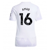 Maillot de football Réplique Manchester United Amad Diallo #16 Extérieur Femme 2025-26 Manche Courte