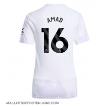 Maillot de football Réplique Manchester United Amad Diallo #16 Extérieur Femme 2025-26 Manche Courte