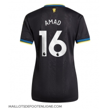 Maillot de football Réplique Manchester United Amad Diallo #16 Troisième Femme 2025-26 Manche Courte