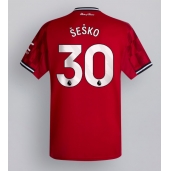 Maillot de football Réplique Manchester United Benjamin Sesko #30 Domicile 2025-26 Manche Courte