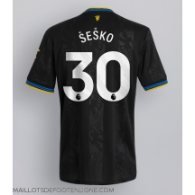 Maillot de football Réplique Manchester United Benjamin Sesko #30 Troisième 2025-26 Manche Courte