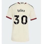 Maillot de football Réplique Manchester United Benjamin Sesko #30 Troisième Femme 2026-27 Manche Courte
