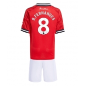 Maillot de football Réplique Manchester United Bruno Fernandes #8 Domicile Enfant 2025-26 Manche Courte (+ Pantalon court)