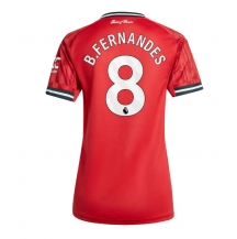 Maillot de football Réplique Manchester United Bruno Fernandes #8 Domicile Femme 2025-26 Manche Courte