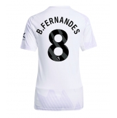 Maillot de football Réplique Manchester United Bruno Fernandes #8 Extérieur Femme 2025-26 Manche Courte