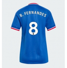 Maillot de football Réplique Manchester United Bruno Fernandes #8 Extérieur Femme 2026-27 Manche Courte