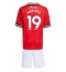 Maillot de football Réplique Manchester United Bryan Mbeumo #19 Domicile Enfant 2025-26 Manche Courte (+ Pantalon court)