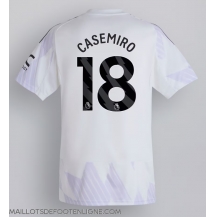 Maillot de football Réplique Manchester United Casemiro #18 Extérieur 2025-26 Manche Courte