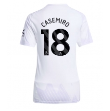 Maillot de football Réplique Manchester United Casemiro #18 Extérieur Femme 2025-26 Manche Courte
