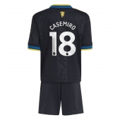 Maillot de football Réplique Manchester United Casemiro #18 Troisième Enfant 2025-26 Manche Courte (+ Pantalon court)