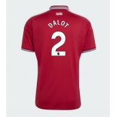 Maillot de football Réplique Manchester United Diogo Dalot #2 Domicile 2026-27 Manche Courte