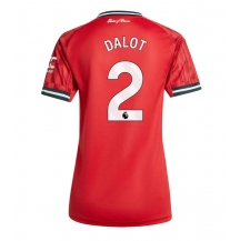 Maillot de football Réplique Manchester United Diogo Dalot #2 Domicile Femme 2025-26 Manche Courte