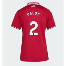 Maillot de football Réplique Manchester United Diogo Dalot #2 Domicile Femme 2026-27 Manche Courte