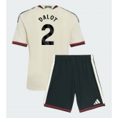 Maillot de football Réplique Manchester United Diogo Dalot #2 Troisième Enfant 2026-27 Manche Courte (+ Pantalon court)