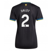 Maillot de football Réplique Manchester United Diogo Dalot #2 Troisième Femme 2025-26 Manche Courte