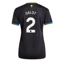 Maillot de football Réplique Manchester United Diogo Dalot #2 Troisième Femme 2025-26 Manche Courte