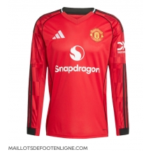 Maillot de football Réplique Manchester United Domicile 2025-26 Manche Longue