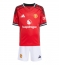 Maillot de football Réplique Manchester United Domicile Enfant 2025-26 Manche Courte (+ Pantalon court)