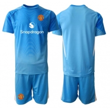 Maillot de football Réplique Manchester United Gardien de but Domicile Enfant 2025-26 Manche Courte (+ Pantalon court)