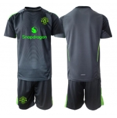 Maillot de football Réplique Manchester United Gardien de but Extérieur Enfant 2025-26 Manche Courte (+ Pantalon court)