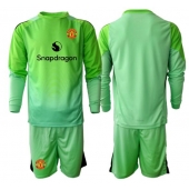Maillot de football Réplique Manchester United Gardien de but Troisième Enfant 2025-26 Manche Longue (+ Pantalon court)