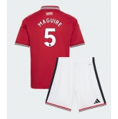 Maillot de football Réplique Manchester United Harry Maguire #5 Domicile Enfant 2026-27 Manche Courte (+ Pantalon court)