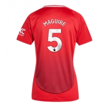Maillot de football Réplique Manchester United Harry Maguire #5 Domicile Femme 2024-25 Manche Courte