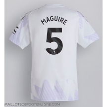Maillot de football Réplique Manchester United Harry Maguire #5 Extérieur 2025-26 Manche Courte