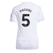 Maillot de football Réplique Manchester United Harry Maguire #5 Extérieur Femme 2025-26 Manche Courte