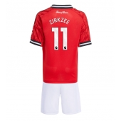 Maillot de football Réplique Manchester United Joshua Zirkzee #11 Domicile Enfant 2025-26 Manche Courte (+ Pantalon court)