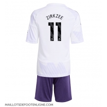 Maillot de football Réplique Manchester United Joshua Zirkzee #11 Extérieur Enfant 2025-26 Manche Courte (+ Pantalon court)