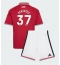 Maillot de football Réplique Manchester United Kobbie Mainoo #37 Domicile Enfant 2026-27 Manche Courte (+ Pantalon court)